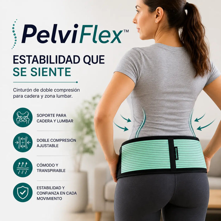 PelviFlex™ | Cinturón Estabilizador de Cadera y Soporte Lumbar