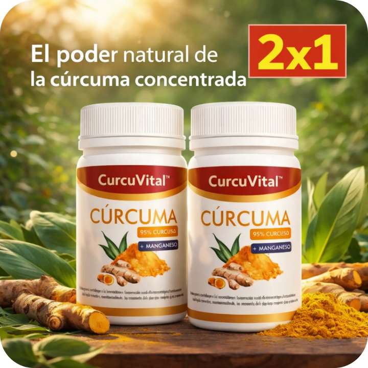 CurcuVital™ - Cúrcuma 95% + Manganeso